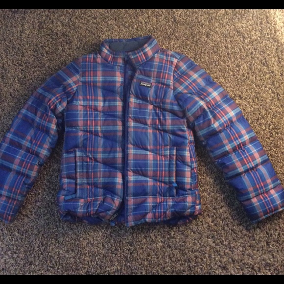 Patagonia Other - Patagonia Checkerd  blue jacket
